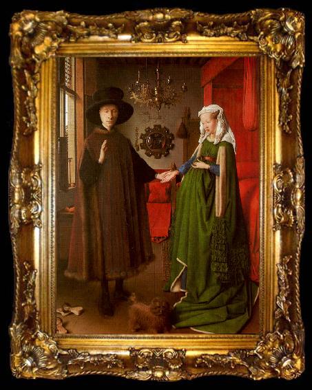 framed  Jan Van Eyck The Arnolfini Marriage, ta009-2